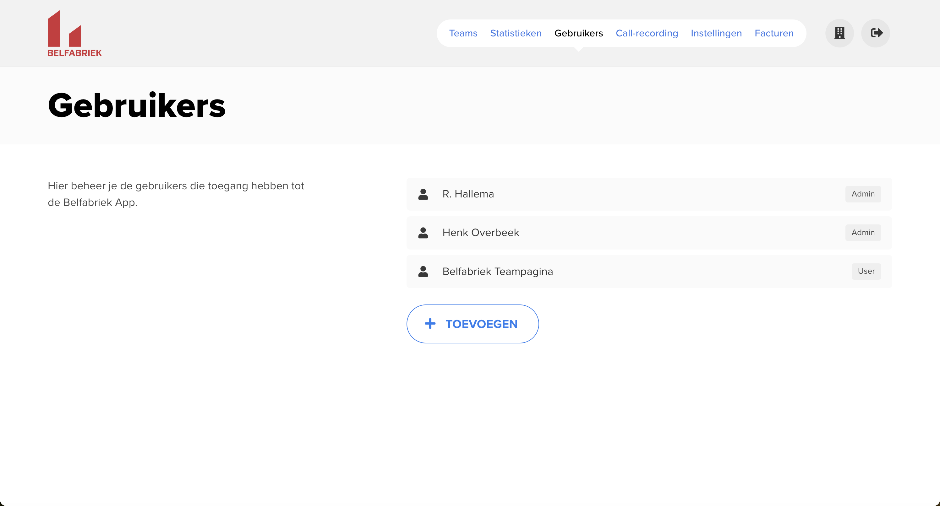 Users app
